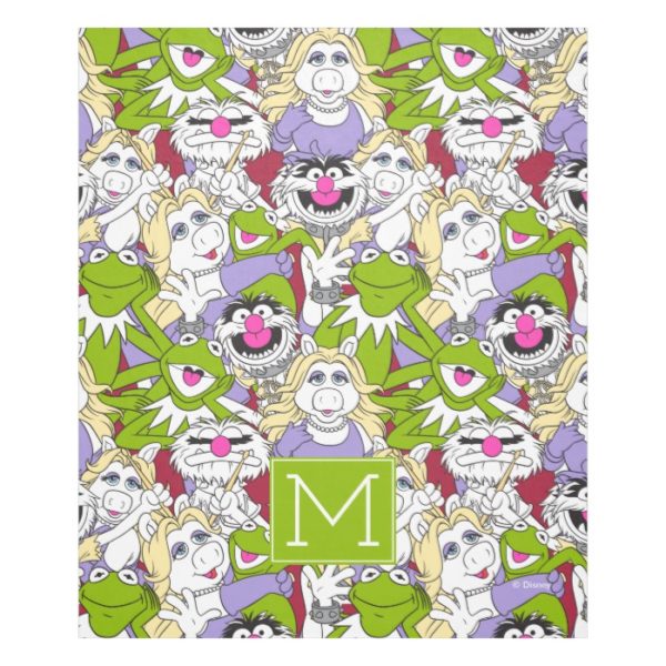 The Muppets | Monogram Oversized Pattern Fleece Blanket