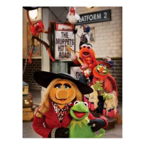 The Muppets Most Wanted Hits the Road! Postcard