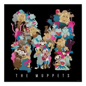 The Muppets | The Muppets Monogram Poster