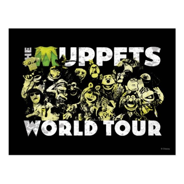 The Muppets World Tour Postcard