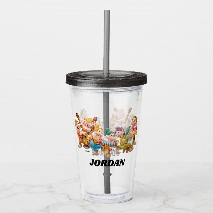 The Seven Dwarfs Group | Add Your Name Acrylic Tumbler