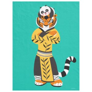 Tigress and Baby Panda Fleece Blanket
