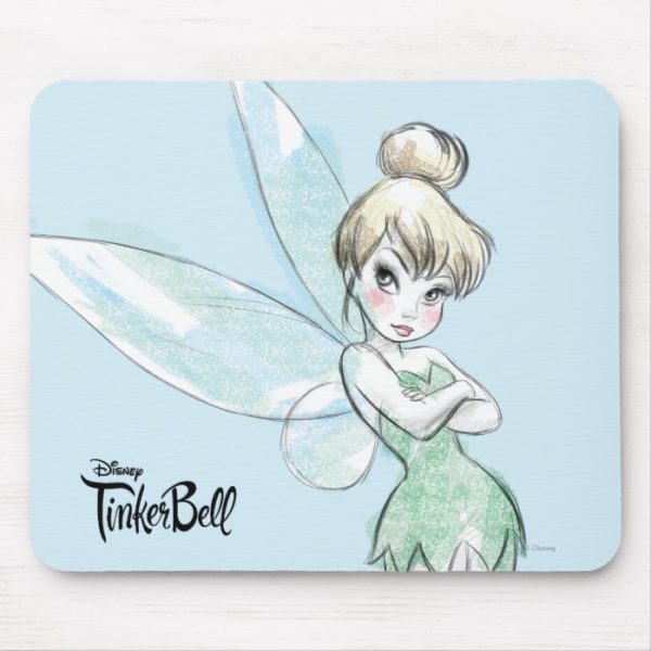 Tinker Bell | Arms Crossed Pastel Mouse Pad