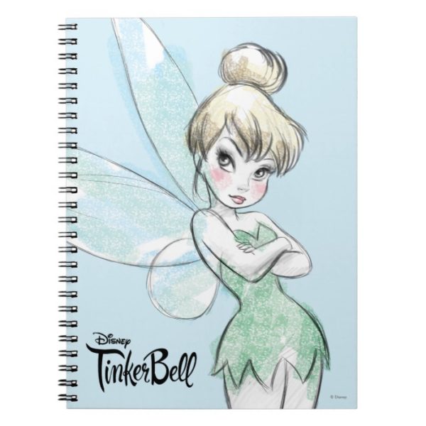 Tinker Bell | Arms Crossed Pastel Notebook