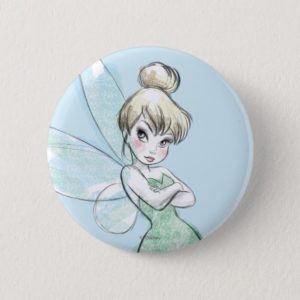 Tinker Bell | Arms Crossed Pastel Pinback Button