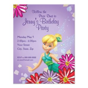 Tinker Bell Birthday Invitation