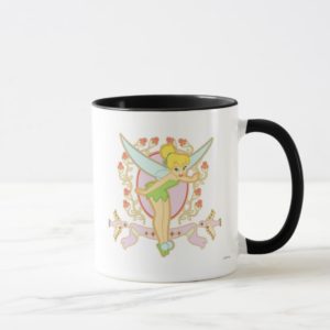 Tinker Bell Floral Frame Disney Mug
