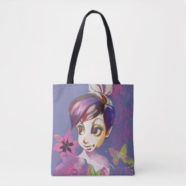 Tinker Bell Flowers Tote Bag