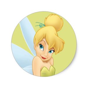 Tinker Bell  Pose 16 Classic Round Sticker
