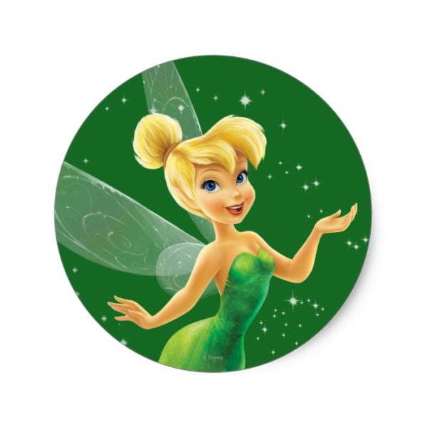 Tinker Bell  Pose 17 Classic Round Sticker