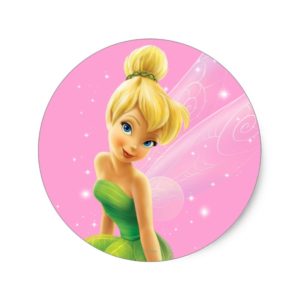 Tinker Bell  Pose 20 Classic Round Sticker