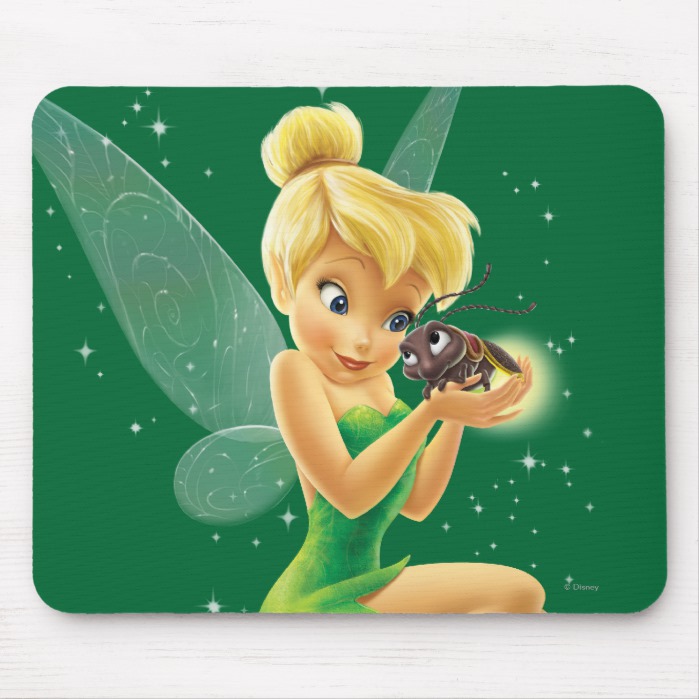Tinker Bell Pose 25 Mouse Pad - Tinker Bell.