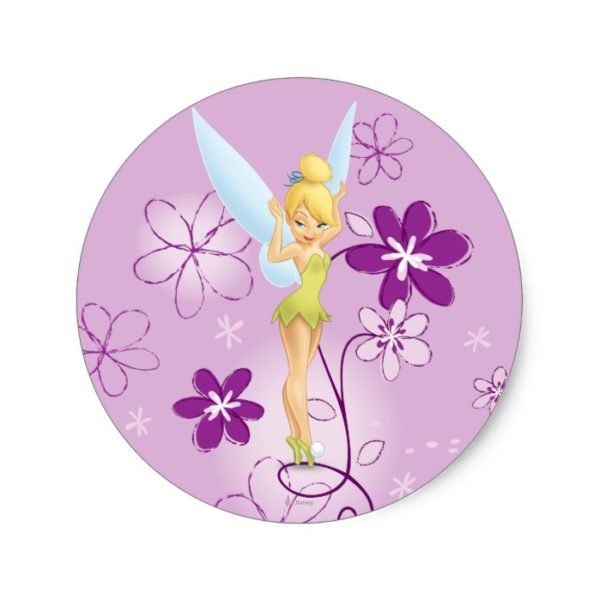Tinker Bell  Pose 7 Classic Round Sticker