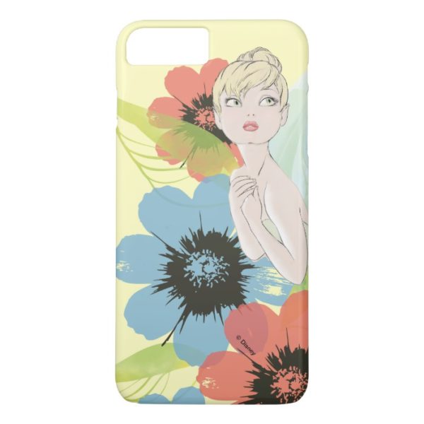 Tinker Bell Sketch With Cosmos Flowers Case-Mate iPhone Case