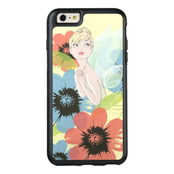 Tinker Bell Sketch With Cosmos Flowers OtterBox iPhone Case