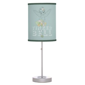 Tinker Bell Sketch With Jewel Flowers Desk Lamp