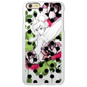 Tinker Bell Sketch With Roses and Polka Dots Incipio iPhone Case