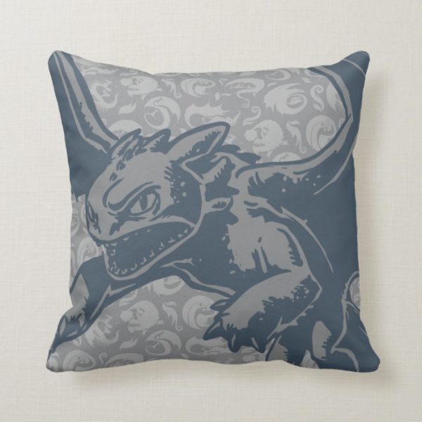 Toothless Character Art Throw Pillow