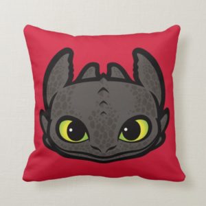Toothless Head Icon Throw Pillow