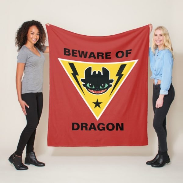 Toothless Lightning Icon Fleece Blanket