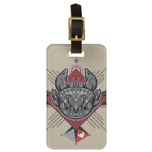 Toothless Tribal Chain Emblem Bag Tag