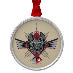 Toothless Tribal Chain Emblem Metal Ornament