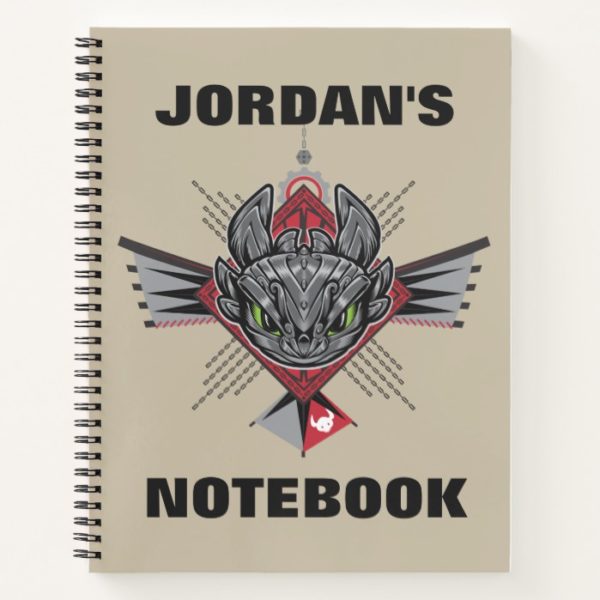 Toothless Tribal Chain Emblem Notebook