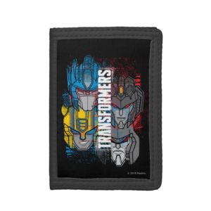 Transformers | Autobot & Decepticon Grunge Print Trifold Wallet