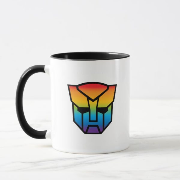Transformers Autobot Shield | Rainbow Ombre Mug