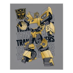 Transformers | Bumblebee Foiled Graphic Poster