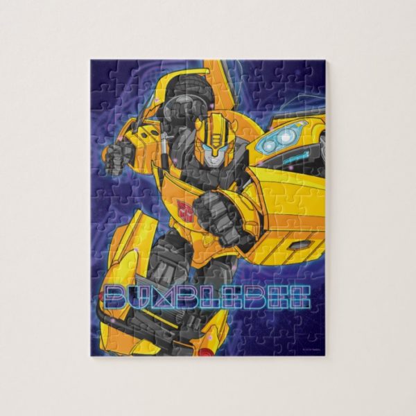 Transformers | Bumblebee Neon Lights Badge Jigsaw Puzzle