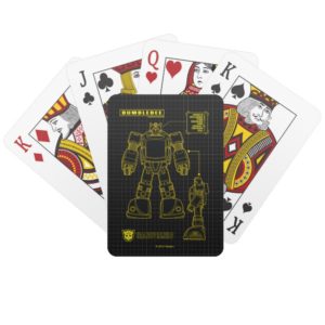 Transformers | Bumblebee Schematic Playing Cards