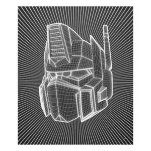 Transformers | Optimus Prime 3D Model Fleece Blanket