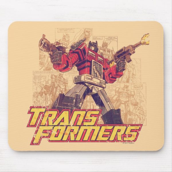 Transformers | Optimus Prime - Comic Book Sketch Mouse Pad