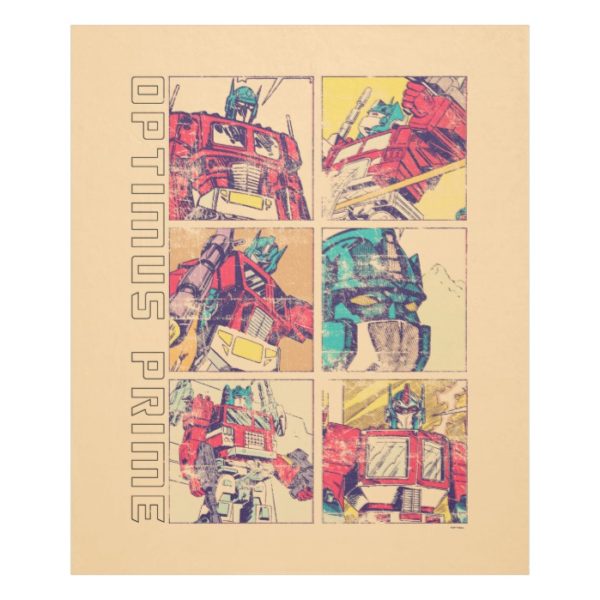 Transformers | Optimus Prime Comic Strip Fleece Blanket