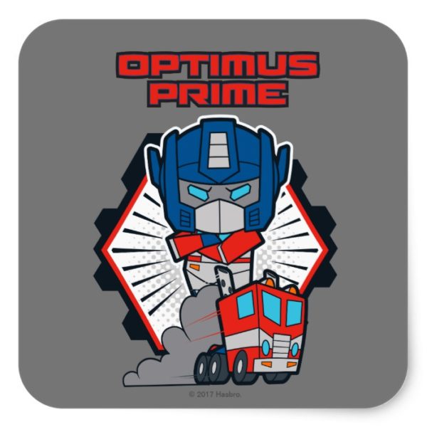 Transformers | Optimus Prime Returns Square Sticker