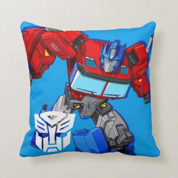 Transformers | Optimus Prime Running Pose Throw Pillow