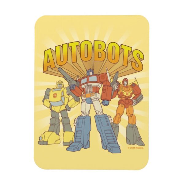 Transformers | Retro Autobots Group Graphic Magnet