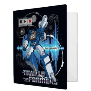 Transformers | Soundwave Iconography Collage 3 Ring Binder
