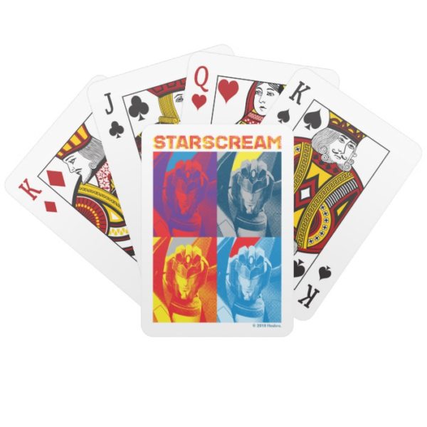 Transformers | Starscream Pop Art Playing Cards