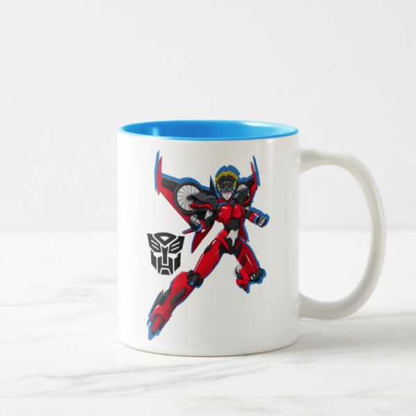 Transformers | Windblade Flying Pose Two-Tone Coffee Mug