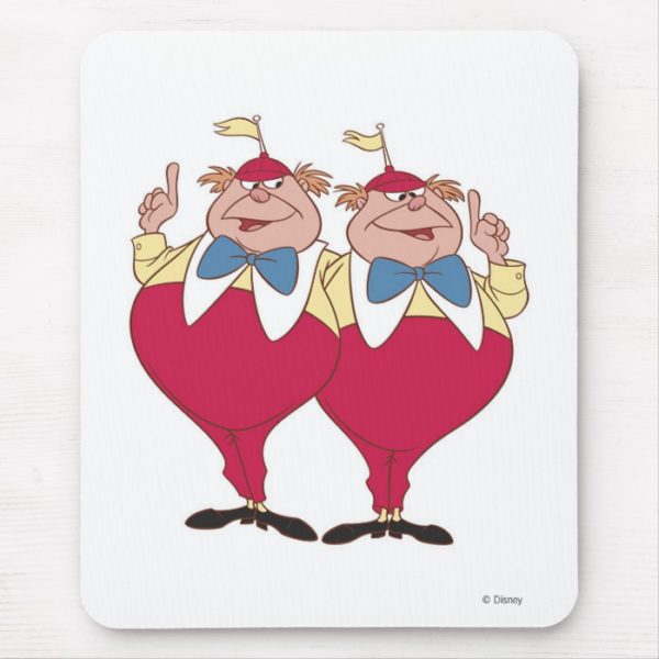 Tweedle Dum and Dee Disney Mouse Pad