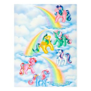 Twinkle Eyed Ponies Postcard