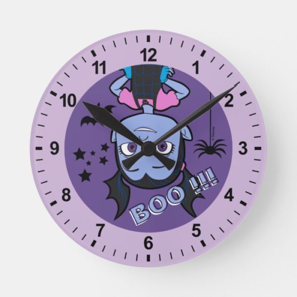 Vampirina | Boo Purple Badge Round Clock