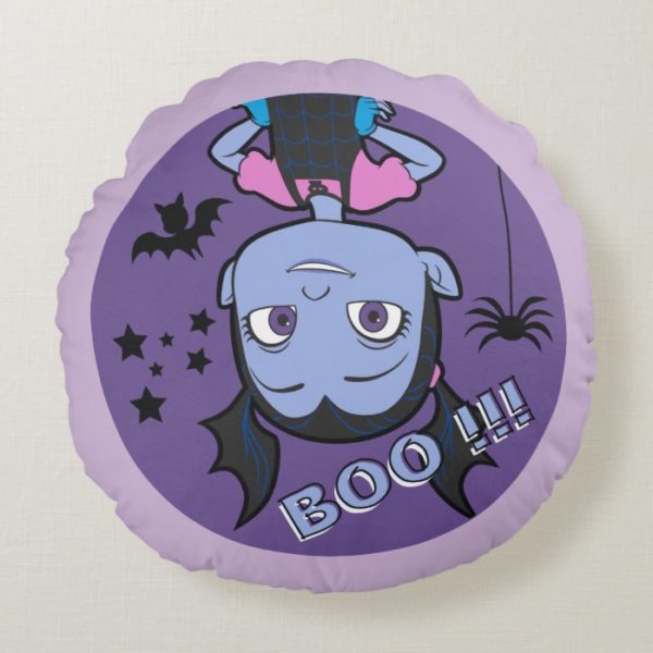 Vampirina | Boo Purple Badge Round Pillow