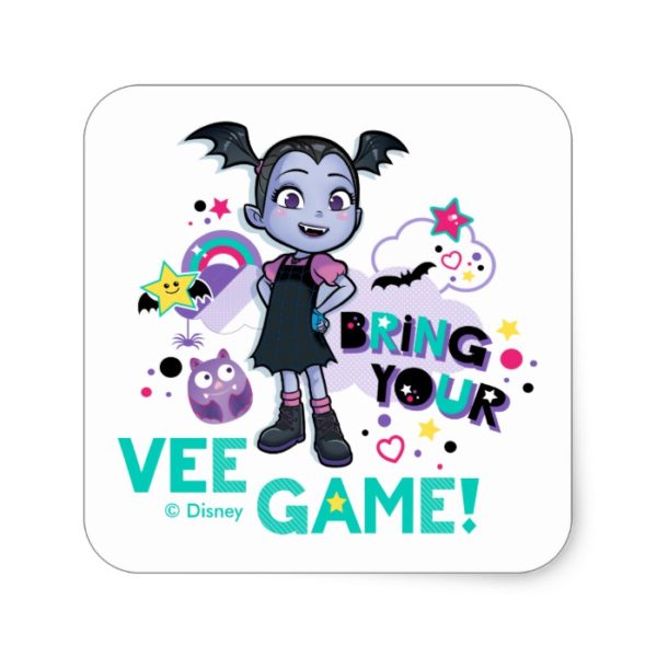 Vampirina | Bring Your Vee Game! Square Sticker