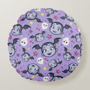 Vampirina | Super Sweet Purple Pattern Round Pillow