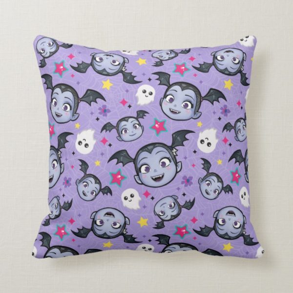 Vampirina | Super Sweet Purple Pattern Throw Pillow