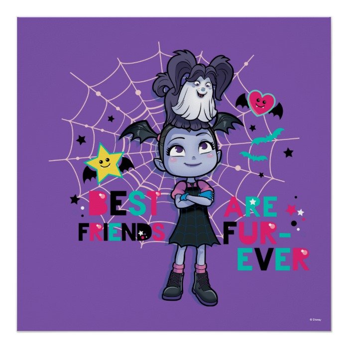 Vampirina & Wolfie | Best Friends are Fur-Ever Poster