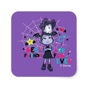 Vampirina & Wolfie | Best Friends are Fur-Ever Square Sticker